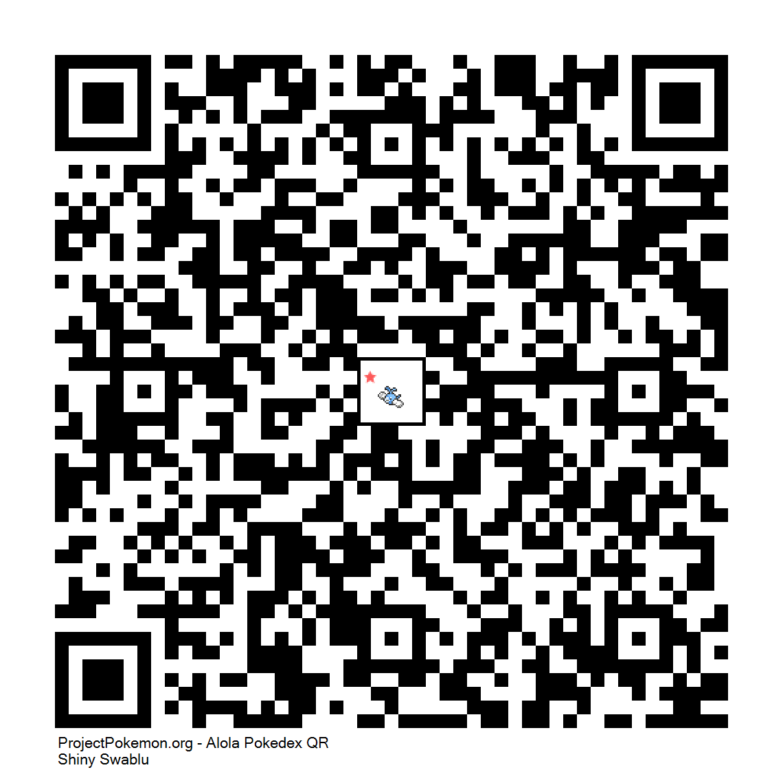 Cdigo QR de Swablu variocolor
